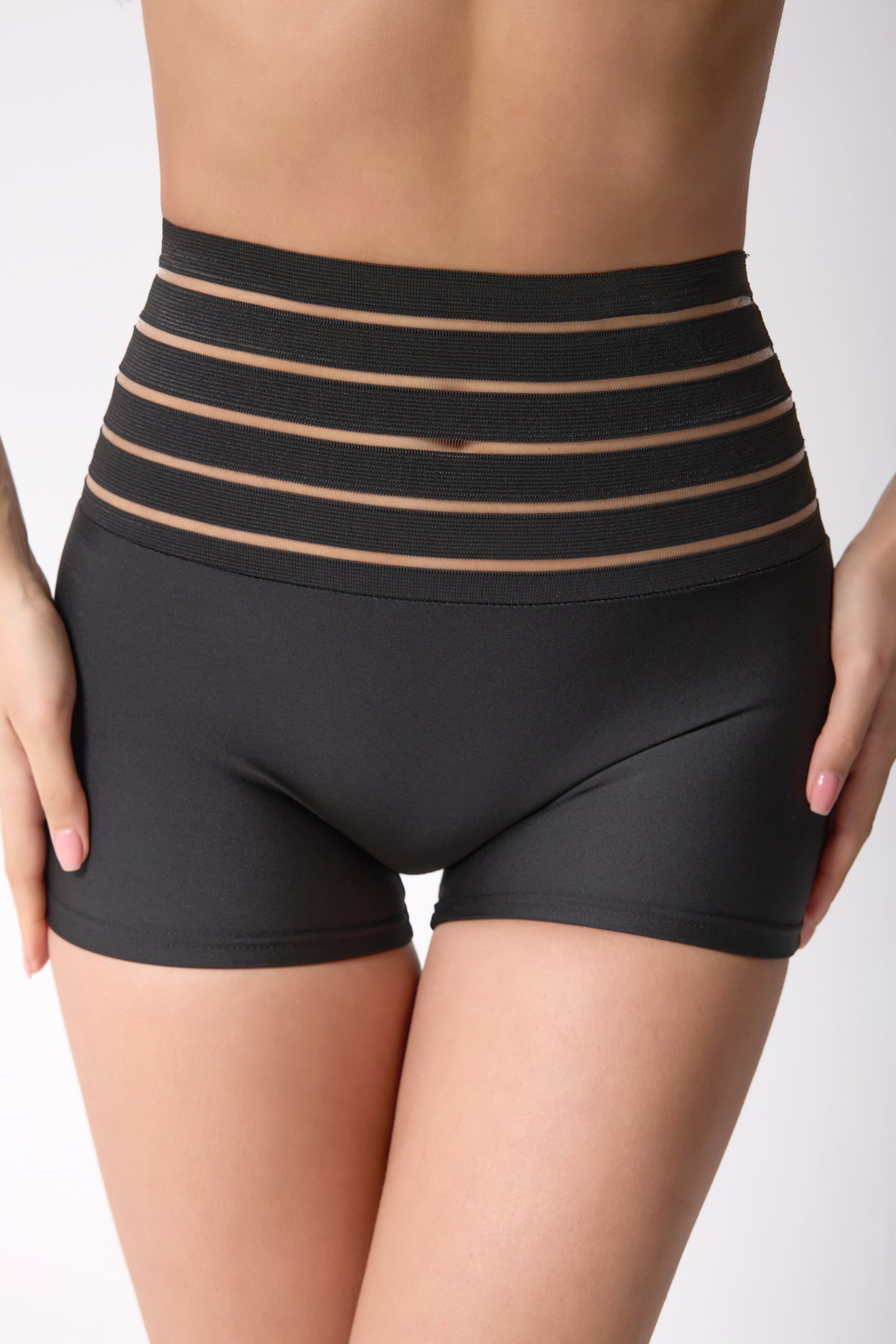 Sıralı Lastikli Boxer Korse
