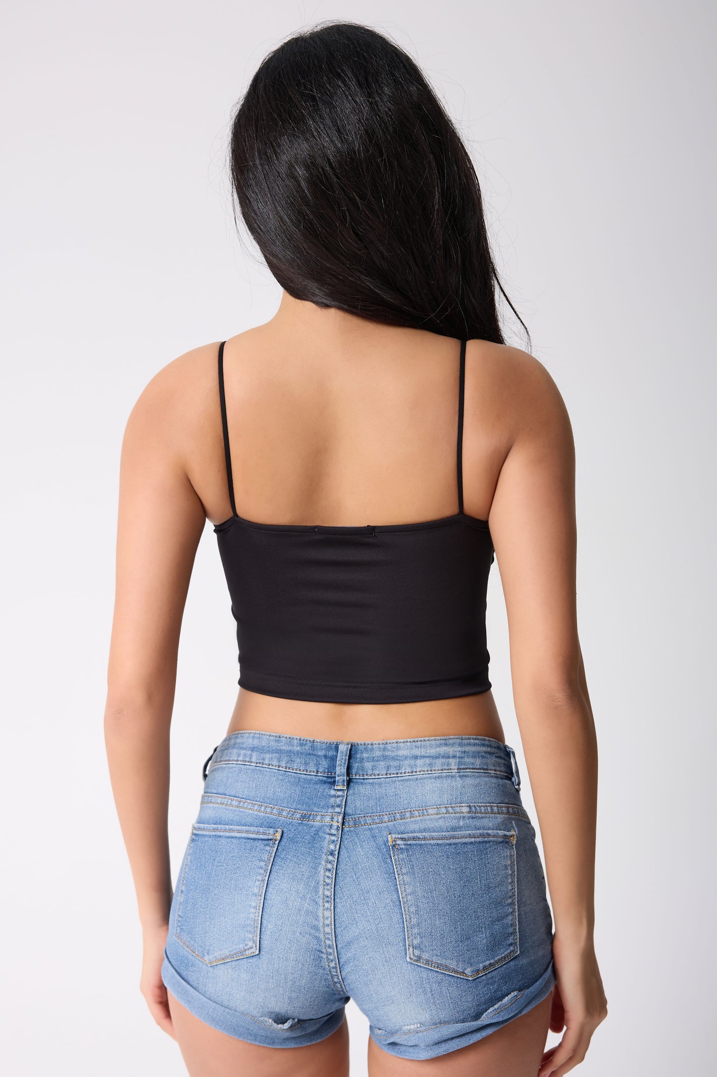 İp Askılı Crop Büstiyer