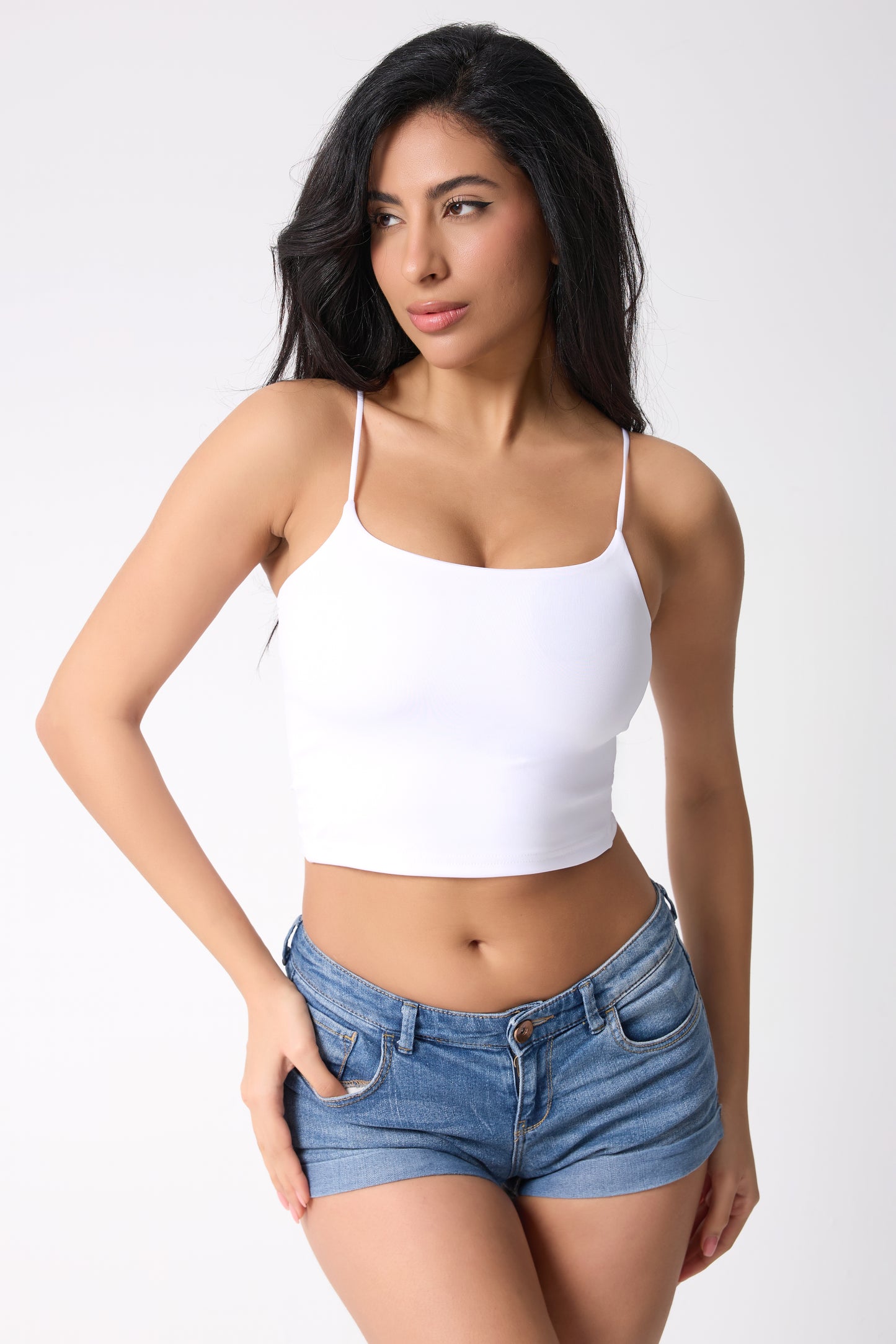 İp Askılı Crop Büstiyer