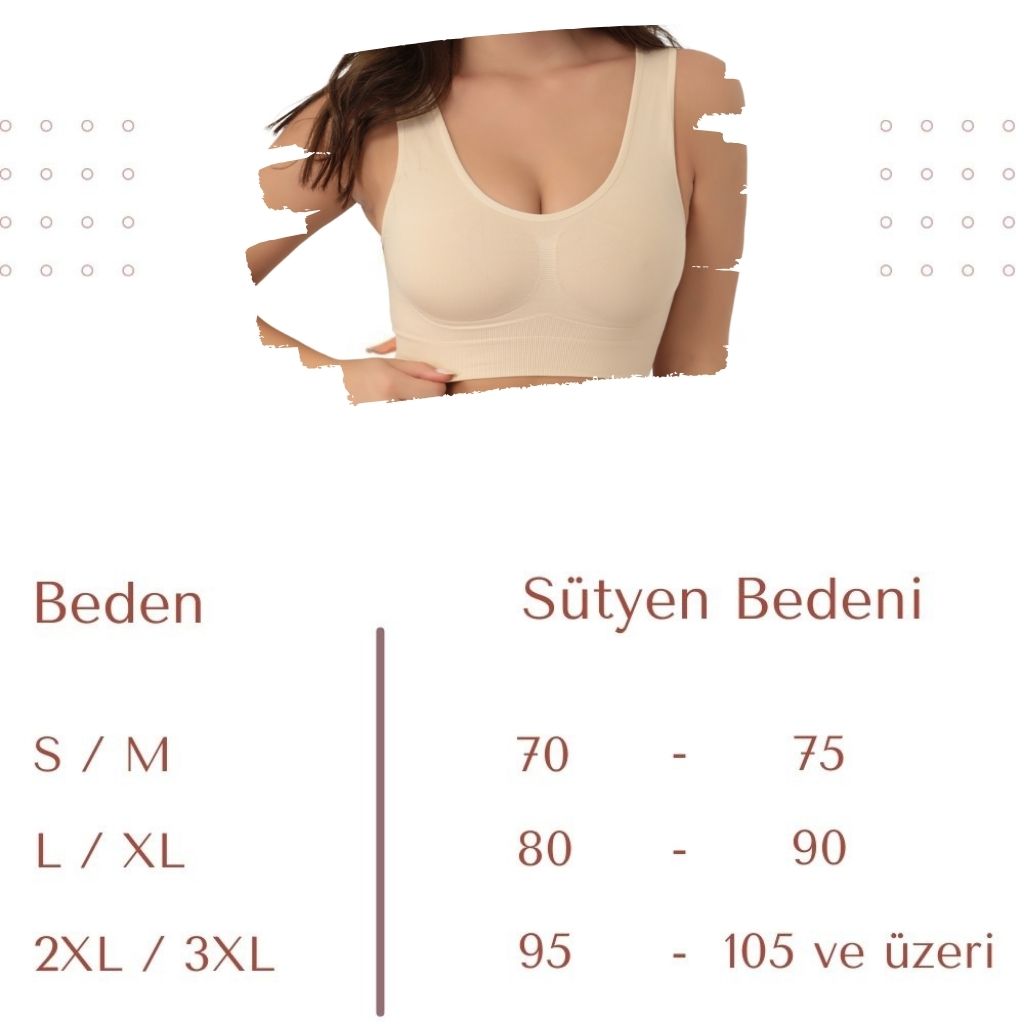Gögüs Toparlayıcı Seamless Büstiyer