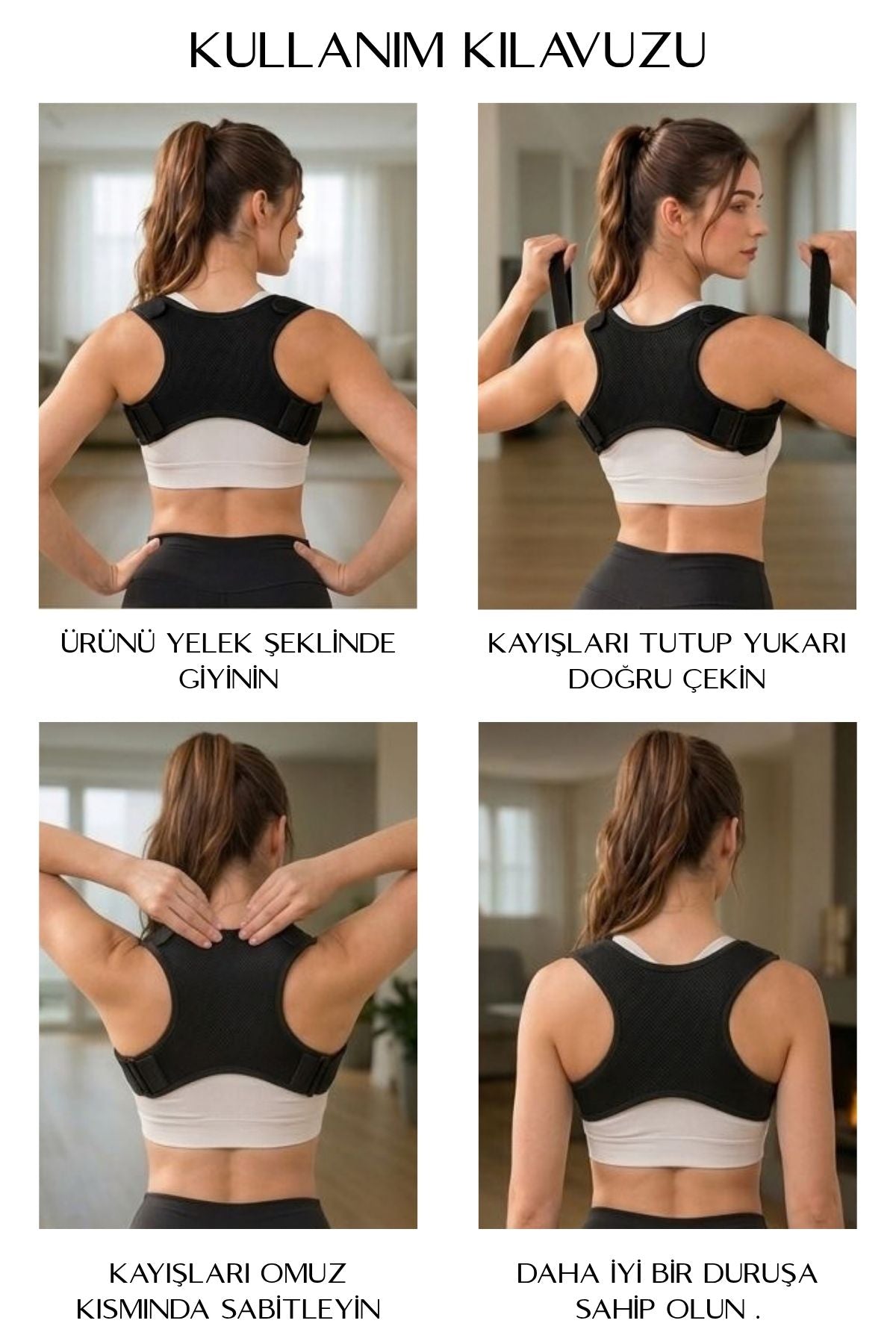 Skolyoz Önleyici Dik Duruş Korsesi