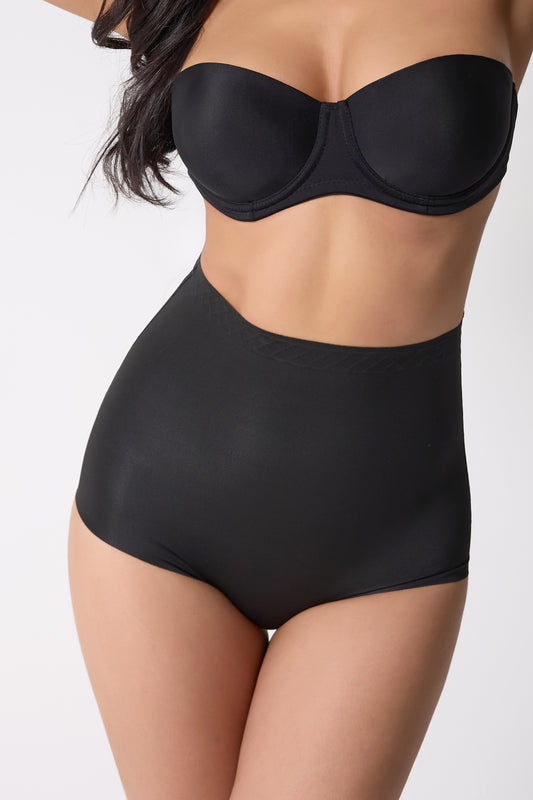 Yüksek Bel Lazer Kesim Slip Korse