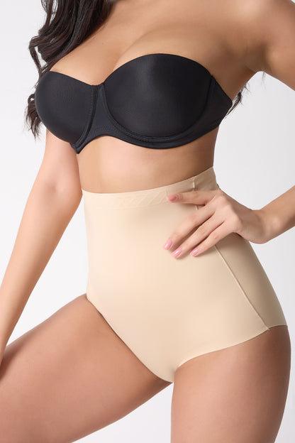 Yüksek Bel Lazer Kesim Slip Korse