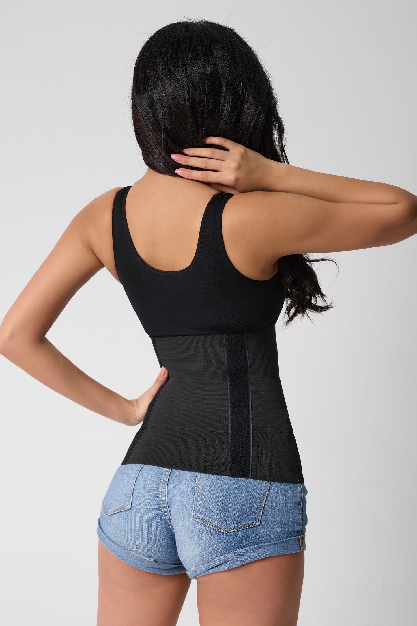 3Lü Wrap Agraflı Kum Saati Görünümlü Bel Korsesi